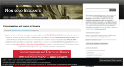 Desktop Screenshot of nonsolobelcanto.com